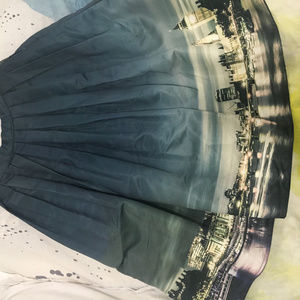 Chicwish NY Skyline Full Midi Length Skirt